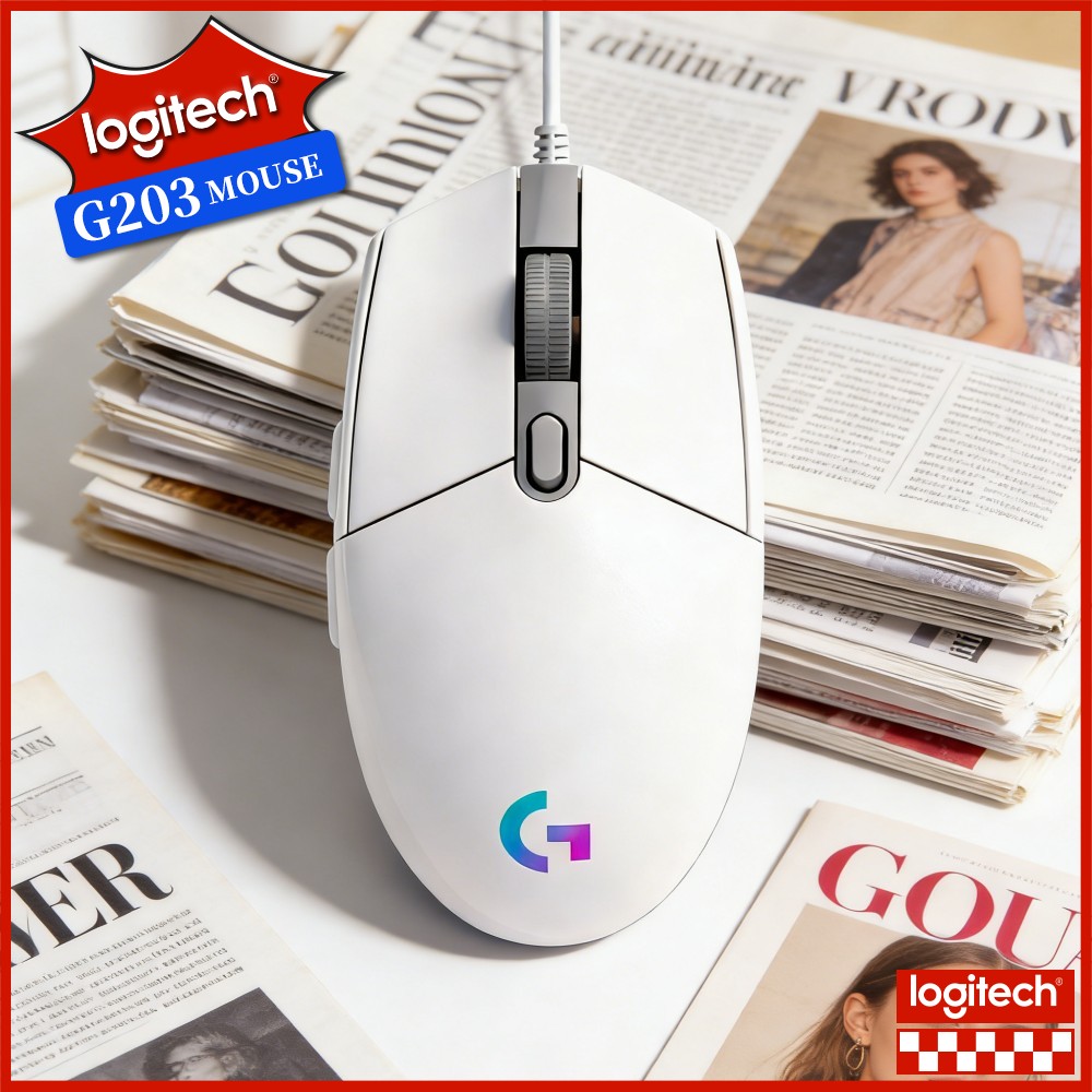 Logitech Mouse G203 - Проводная игровая мышь Logitech G203 с