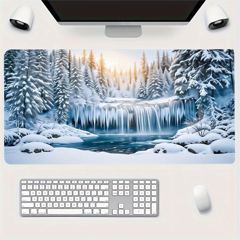 Gaming Accessories Officeworks - Большой коврик для мыши Brand Winter