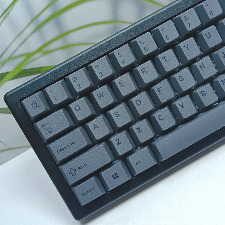 Gaming Accessories Uk - 130 клавиш, минималистичный черный, серый колпачок