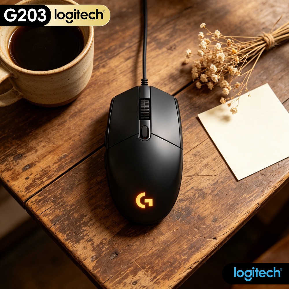 Проводная игровая мышь Logitec – обзор и цена Logitech Mouse G203
