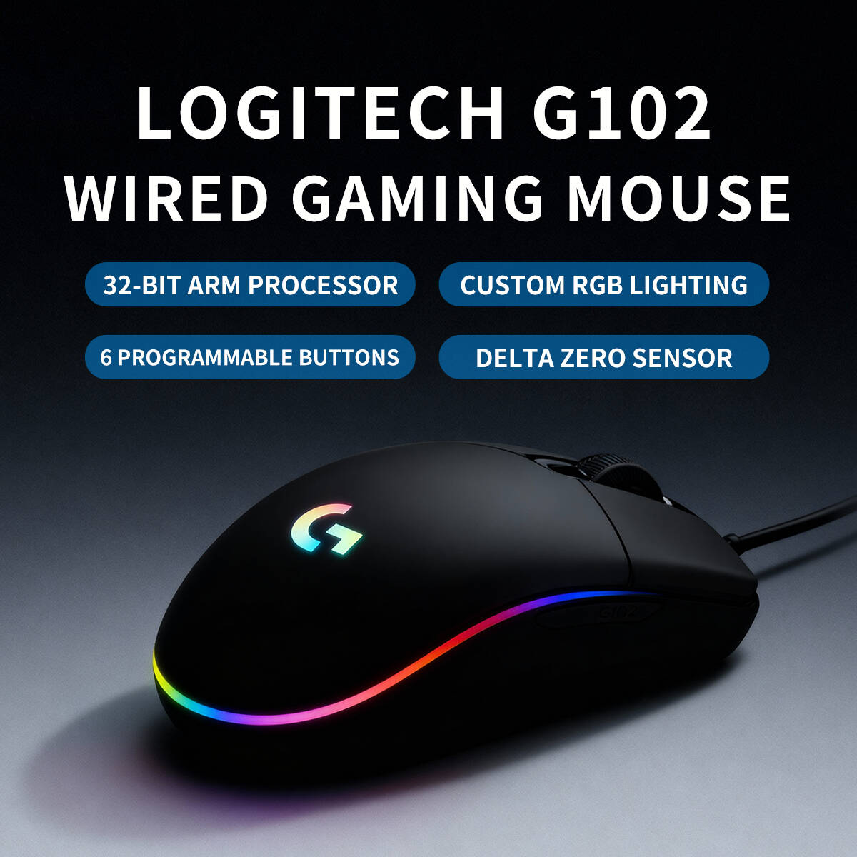 Игровая мышь Logitech G203, кл – обзор и цена Logitech Mouse G203