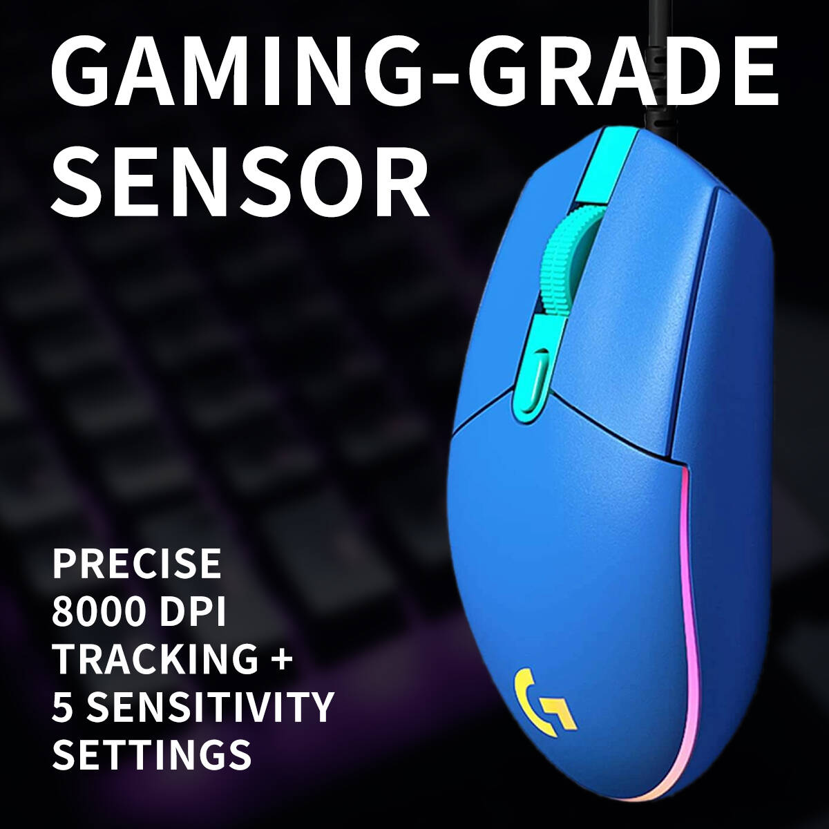 Игровая проводная мышь Logitec – обзор и цена Logitech Mouse G203